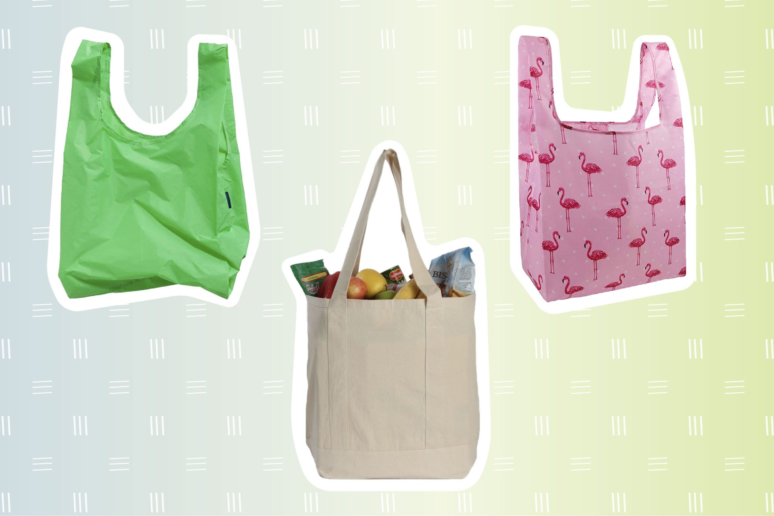 3 canvas tote bags